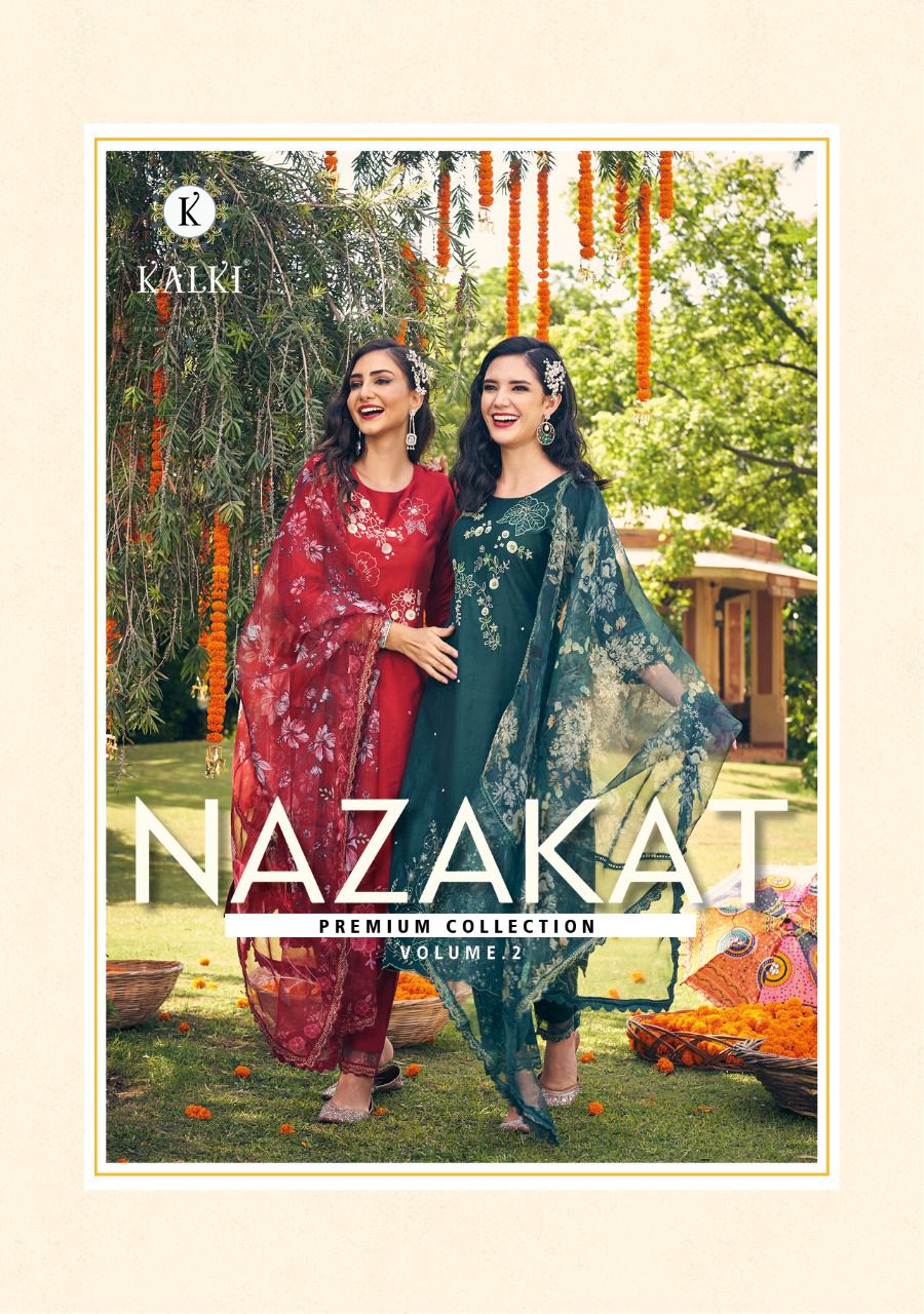 Kalki Nazakat 2 Heavy festive Wear Designer Fancy Readymade Suit collection